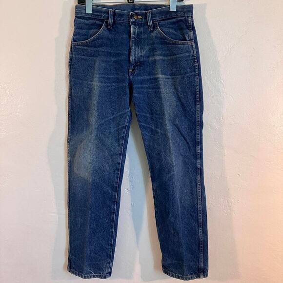 Vintage‎ Y2K Rustler Faded Denim Blue Jeans Western Cowboy - Picture 1 of 7